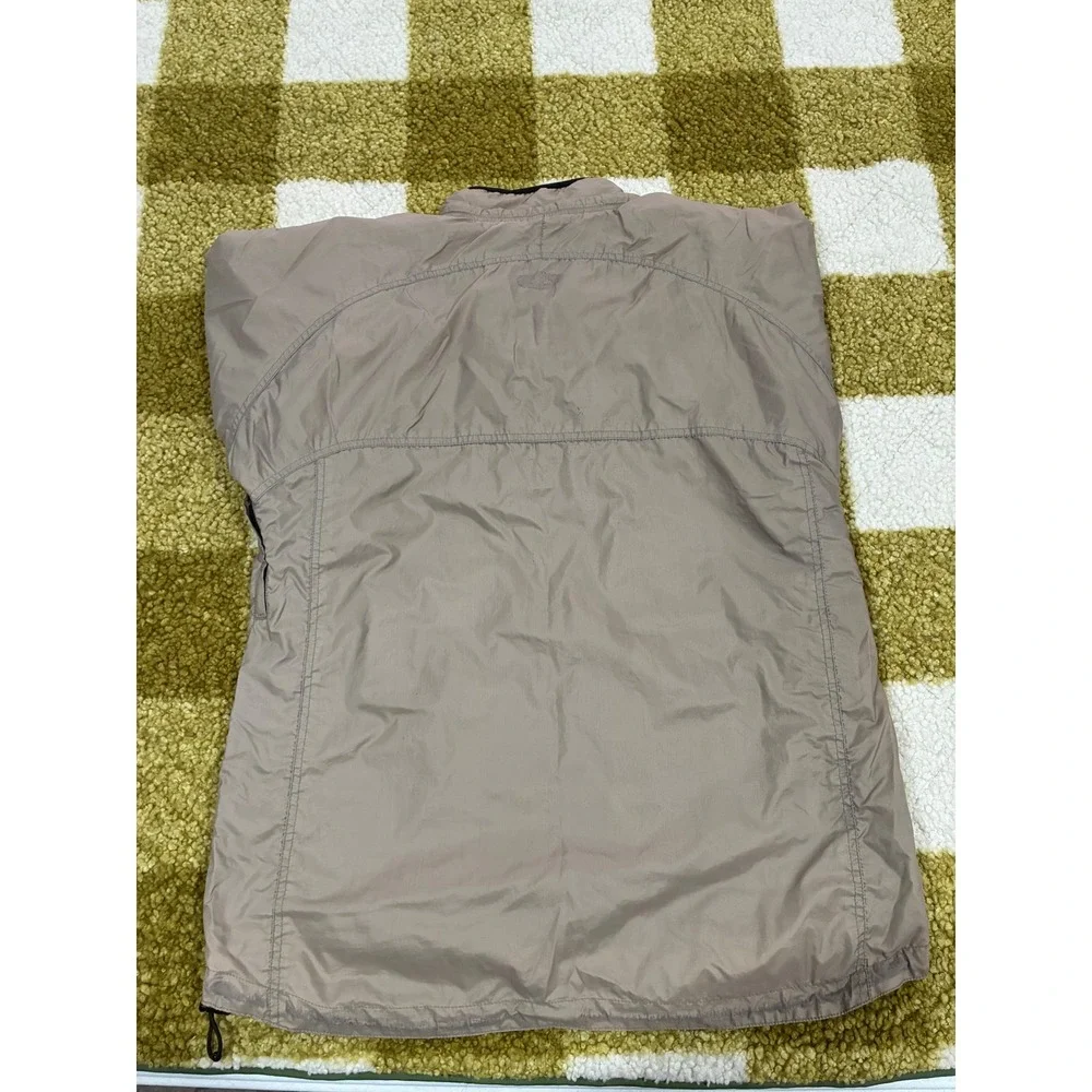 Oakley Software Vintage Quarter Zip Windbreaker Jacket Tan Men XL Nylon Pullover